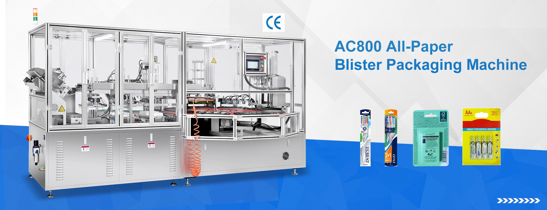 AC-800 ALL-PAPER BLISTER PACKING MACHINE