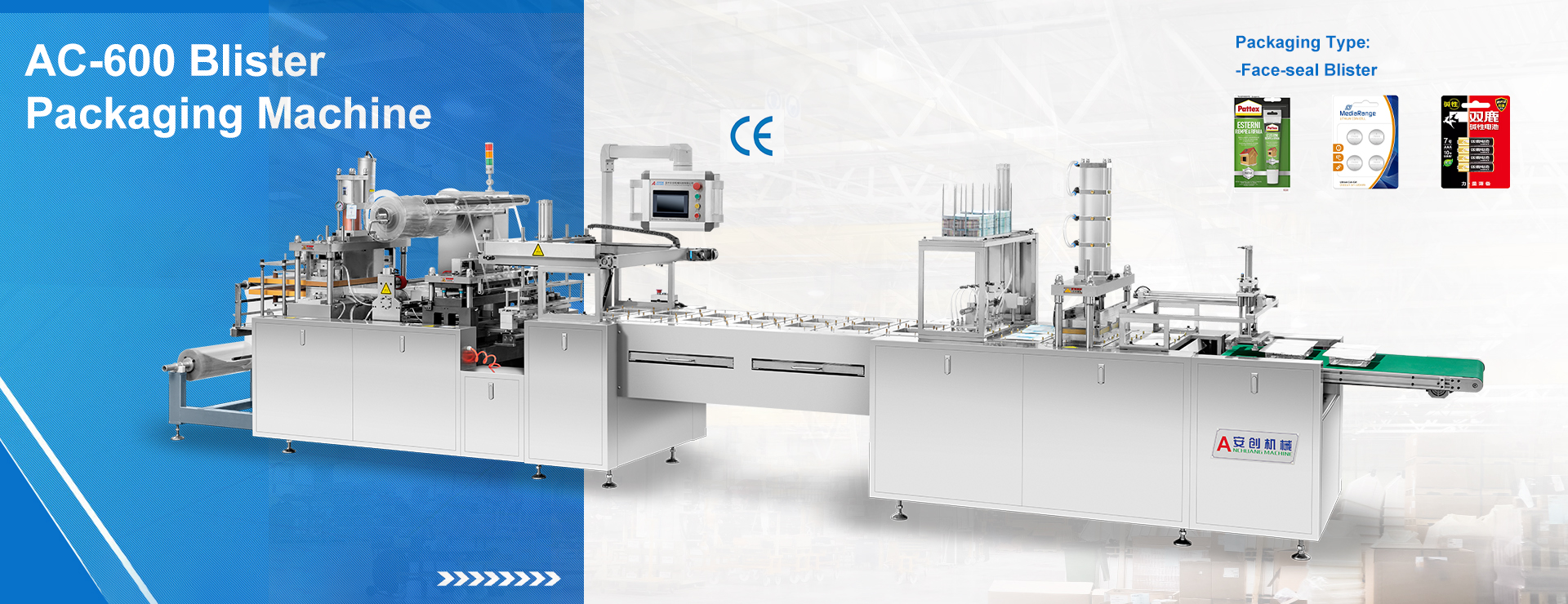 AC-600 BLISTER PACKING MACHINE
